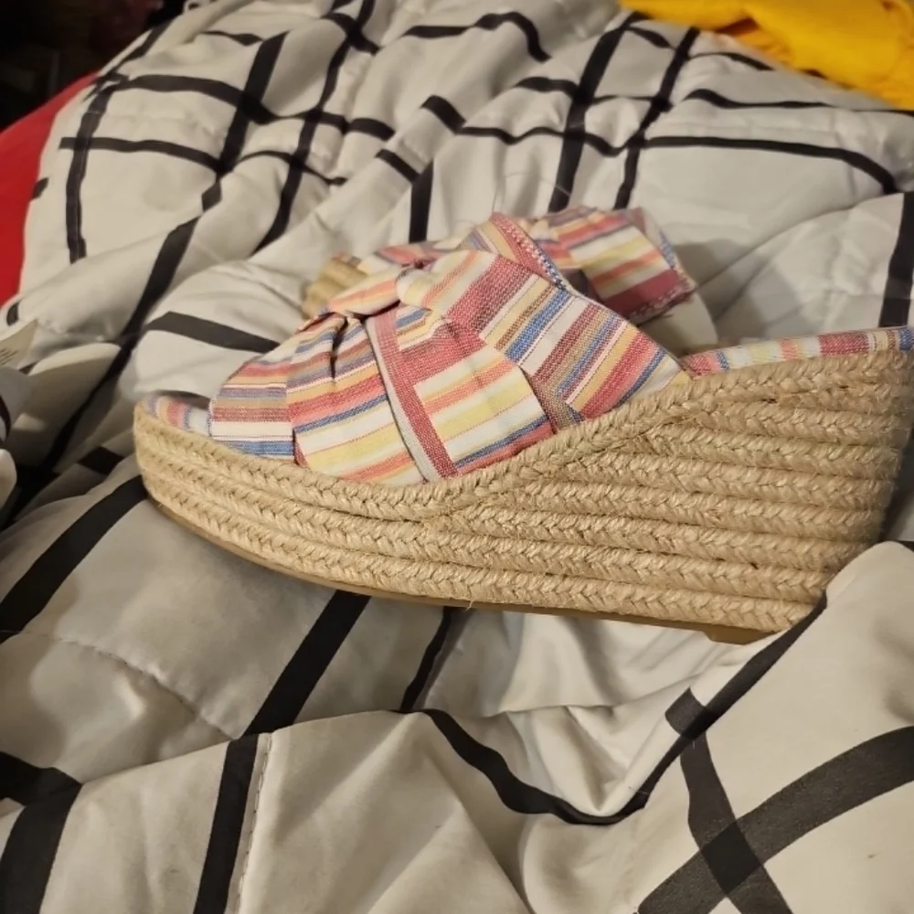 Sugar Women Pink Striped‎ Wedges